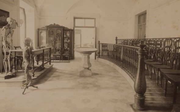 Sala de aula de anatomia (foto de Augusto Bobone)